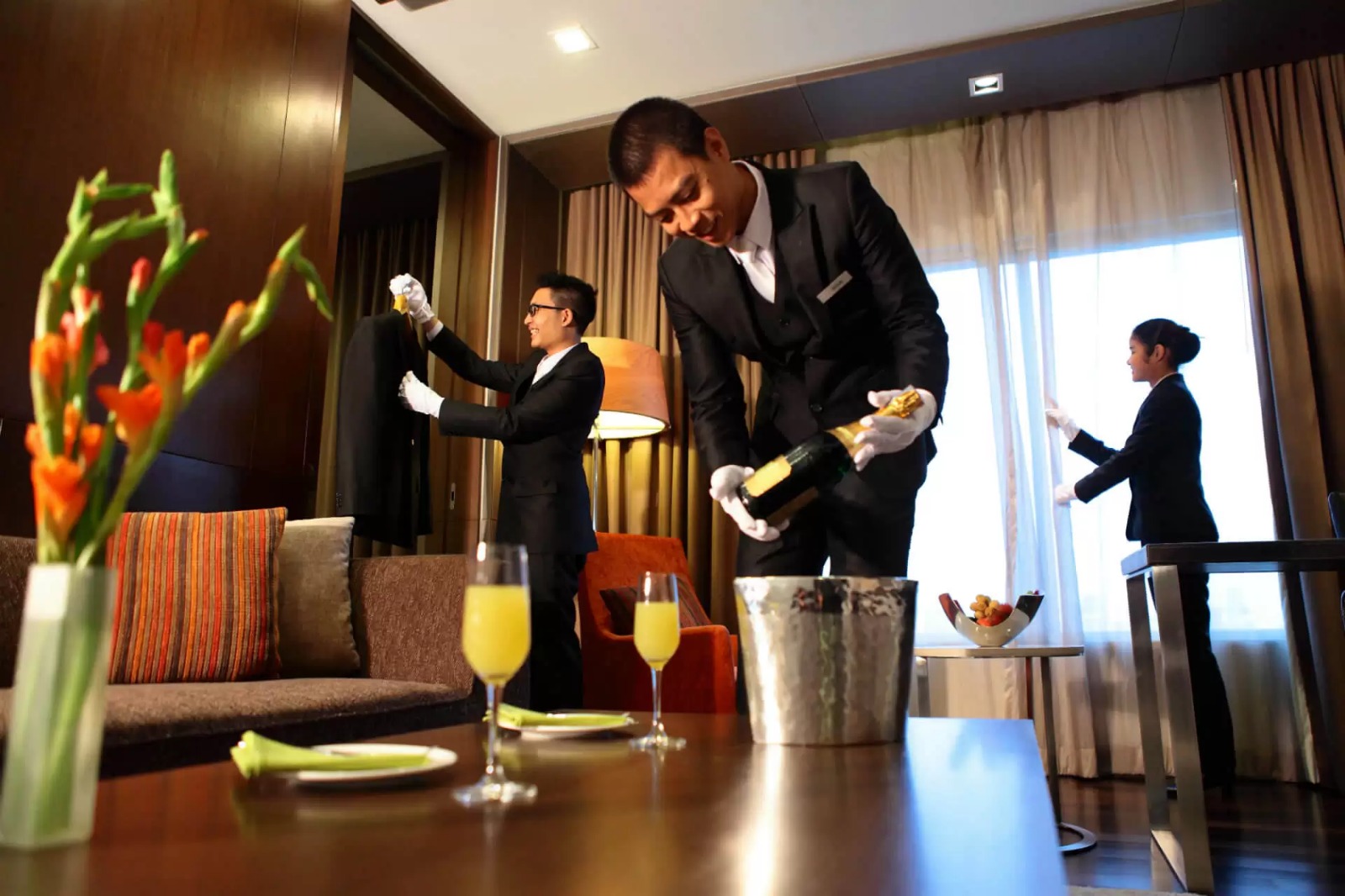 Luxury suite service and guest care